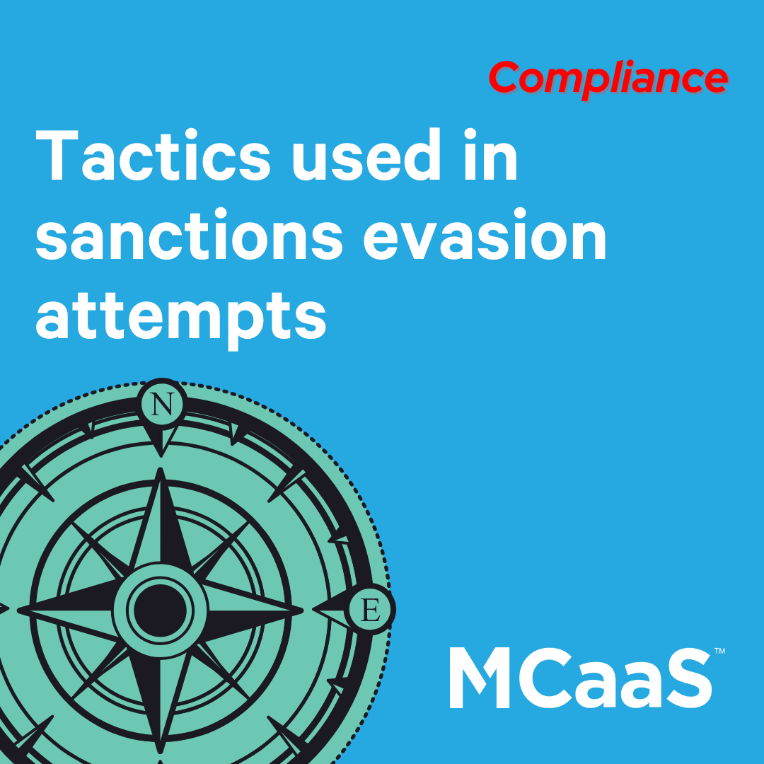 Tactics used in sanctions evasion attempts